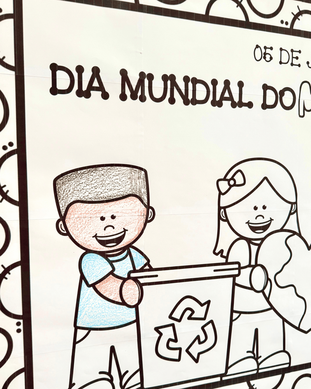 Cartaz Para Colorir - Dia Mundial do Meio Ambiente - Image 11
