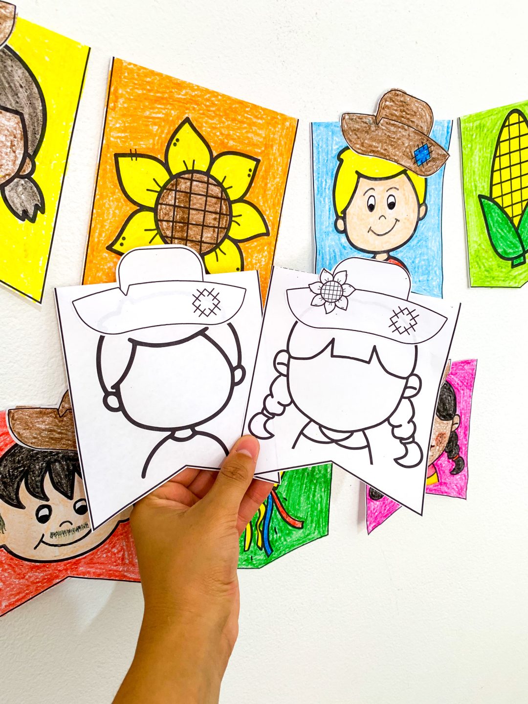 Bandeirinhas Para Colorir - Festa Junina - Imagem 6