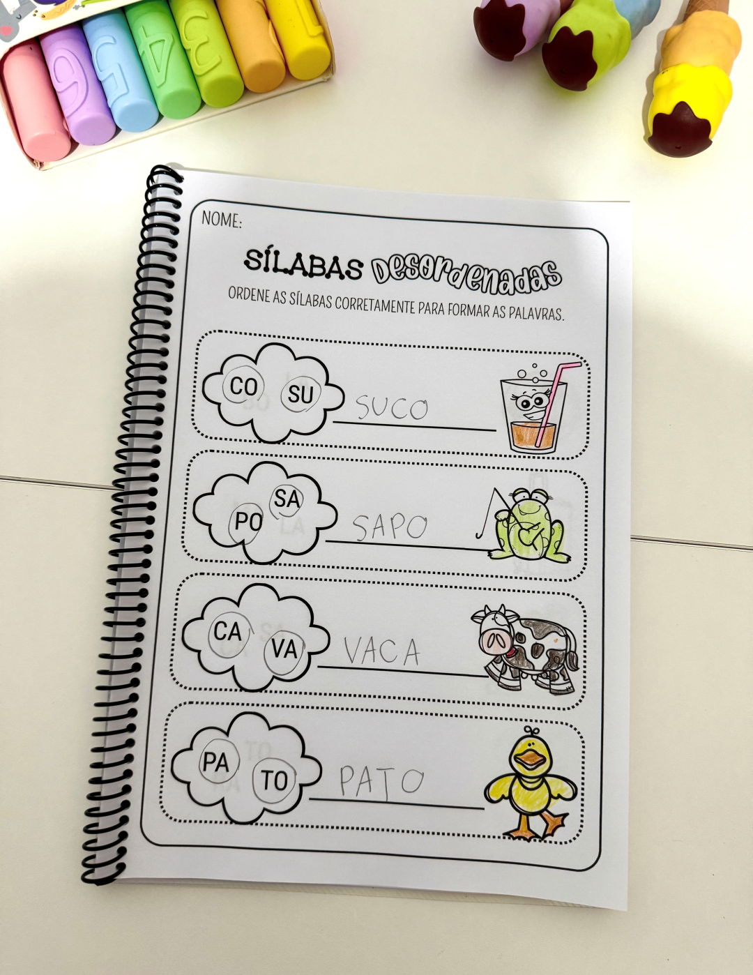 Sílabas Desordenadas - Simples - Imagem 2