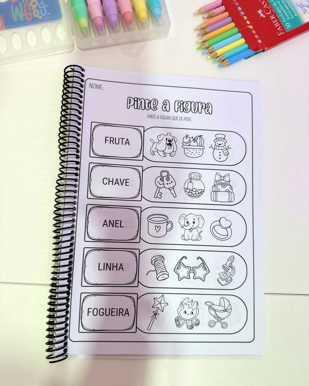 Apostila Pinte a Figura - Sílabas Complexas - Imagem 12