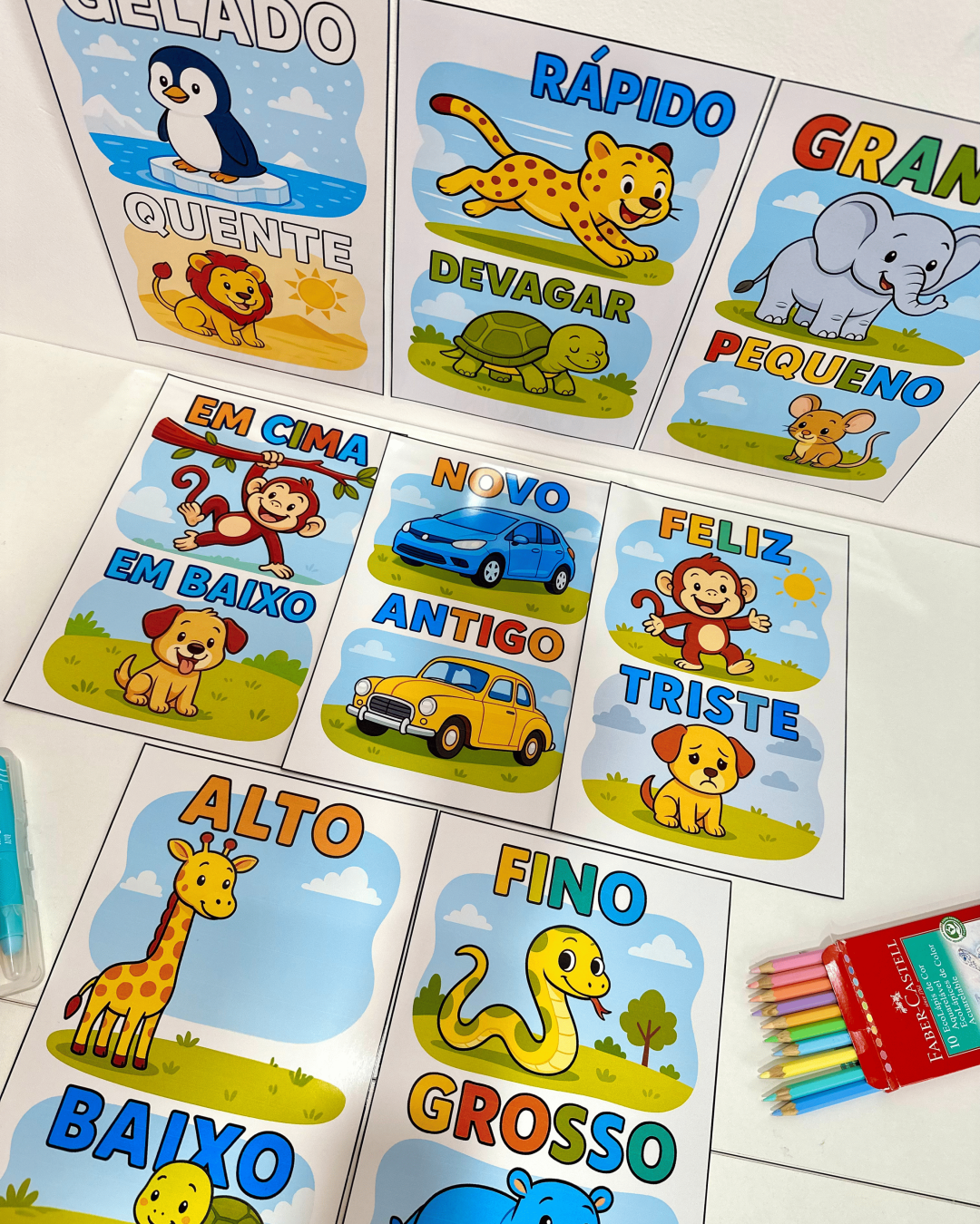Fichas Conceitos - Educação Infantil - Imagem 4