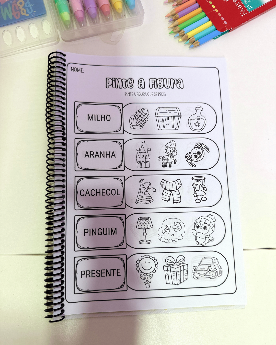 Apostila Pinte a Figura - Sílabas Complexas - Imagem 13