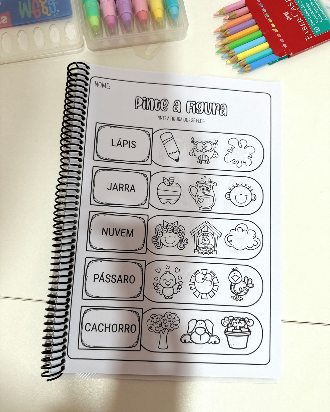 Apostila Pinte a Figura - Sílabas Complexas - Imagem 14