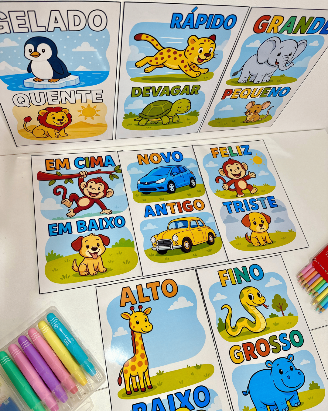 Fichas Conceitos - Educação Infantil - Imagem 13