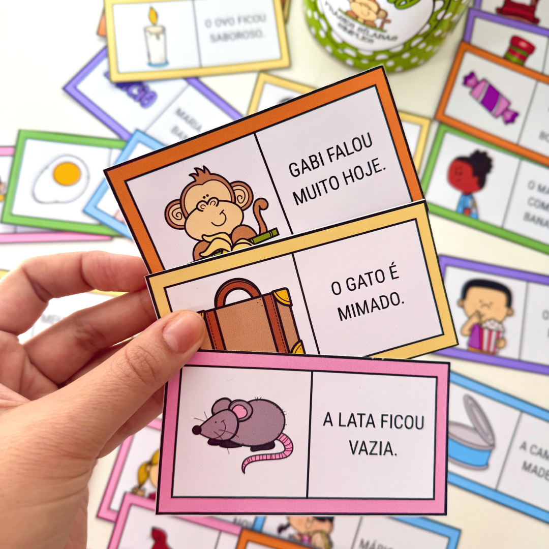 Dominó de Frases - Sílabas Simples