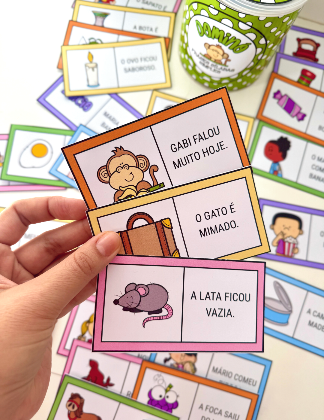Dominó de Frases - Sílabas Simples