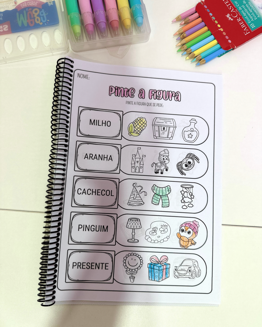 Apostila Pinte a Figura - Sílabas Complexas - Imagem 5