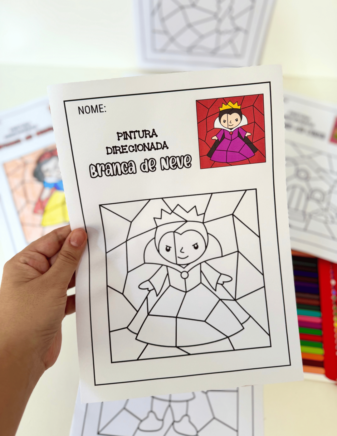 Pintura Direcionada Branca de Neve - Imagem 5