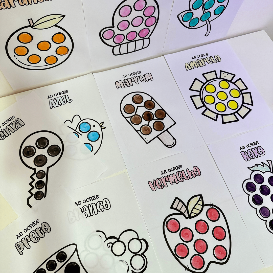 Pintura Sensorial - Cores