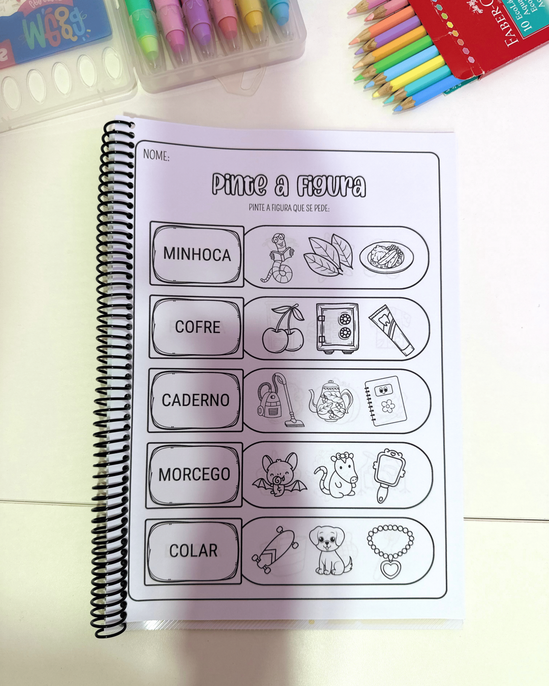 Apostila Pinte a Figura - Sílabas Complexas - Imagem 9
