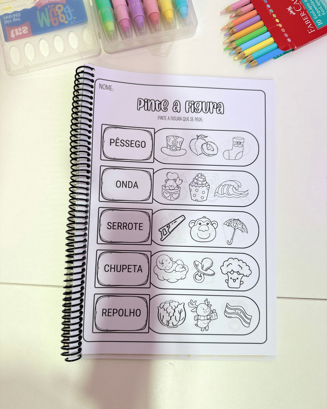 Apostila Pinte a Figura - Sílabas Complexas - Imagem 10