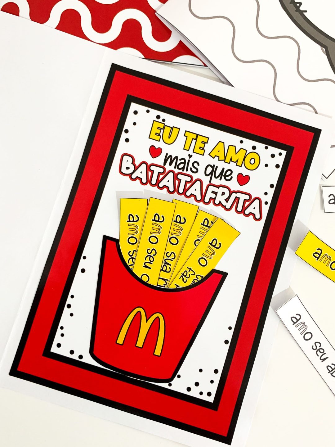 Cartão Dia dos Pais - Batata Frita