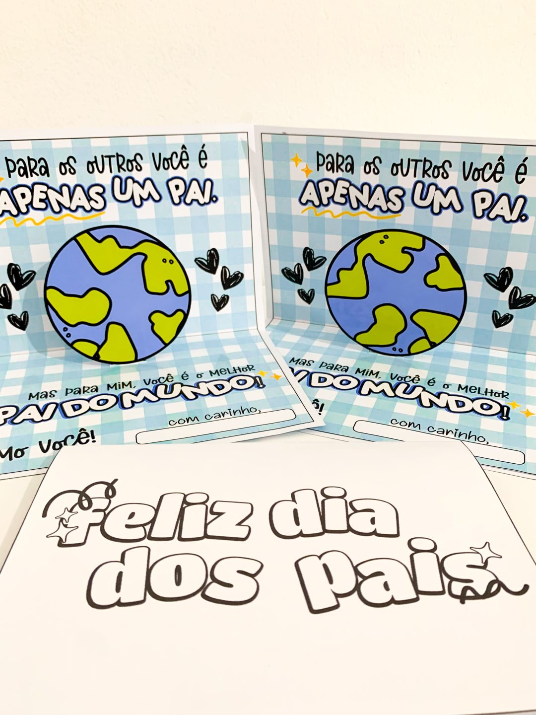 Cartão Dia dos Pais - Melhor Pai do Mundo