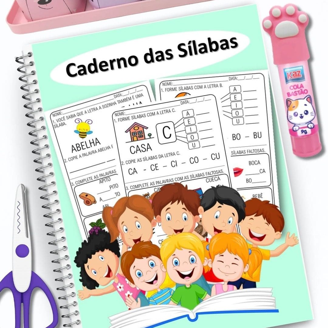 Caderno das Sílabas de A a Z
