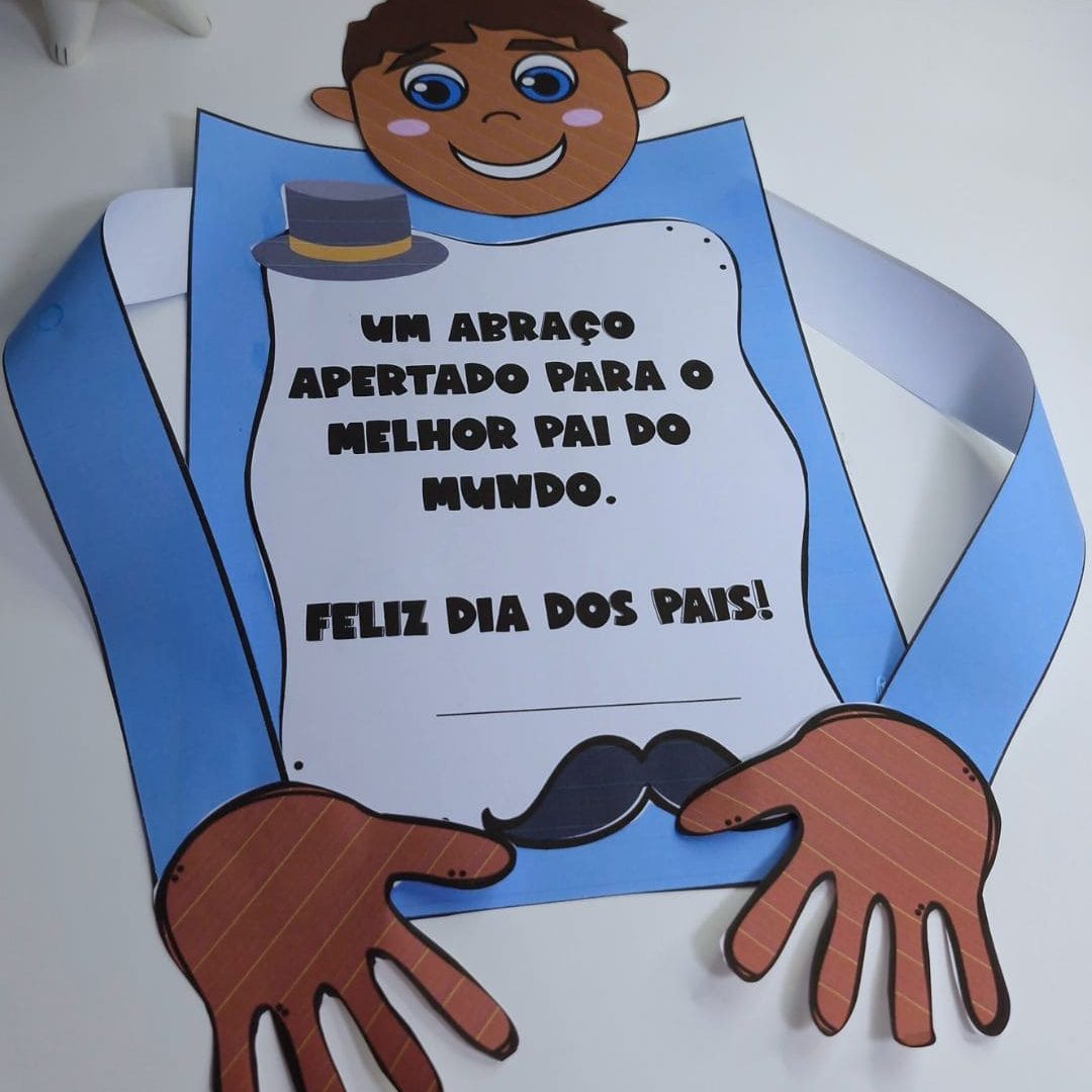 Cartão Abraço Dia dos Pais