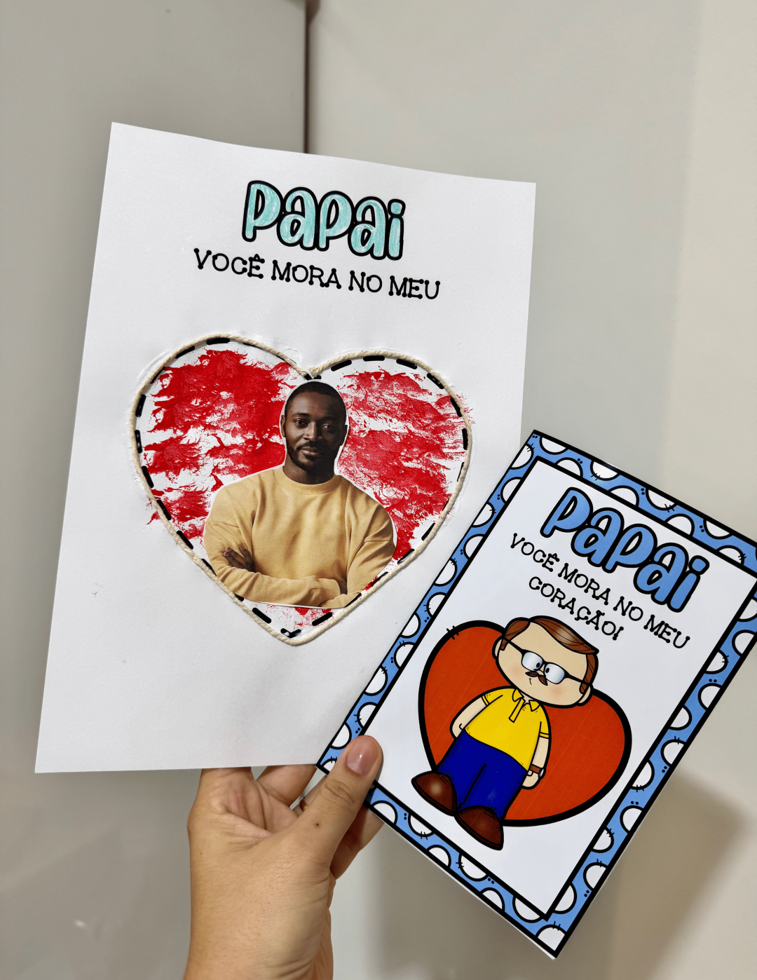 Kit Dia dos Pais - Você Mora no Meu Coração