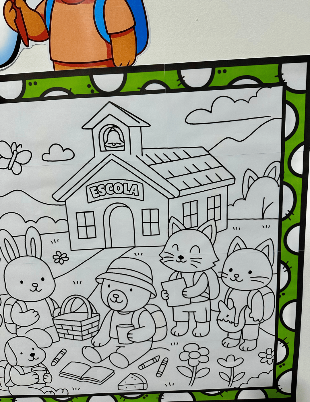 Painel Para Colorir Volta às Aulas - Imagem 6