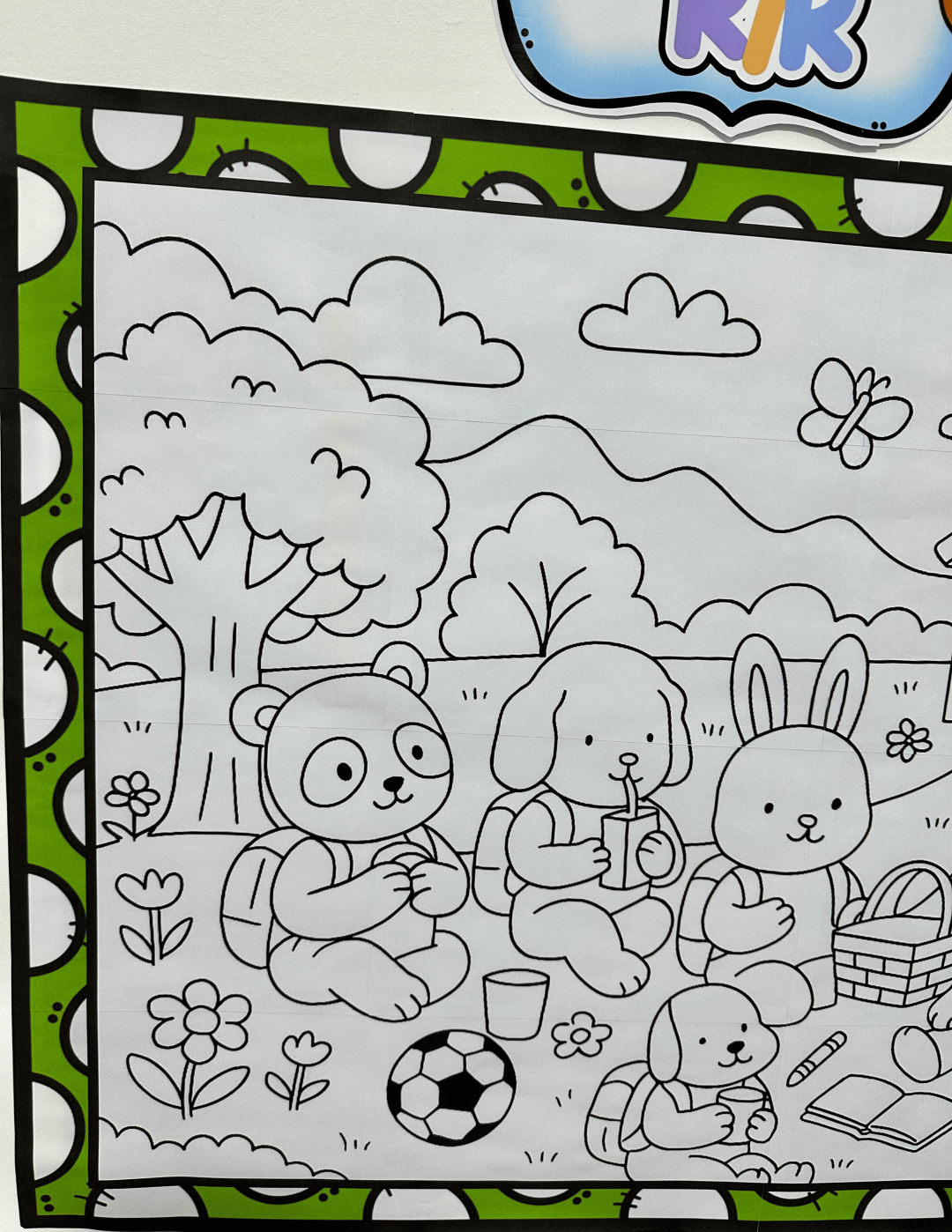 Painel Para Colorir Volta às Aulas - Imagem 7