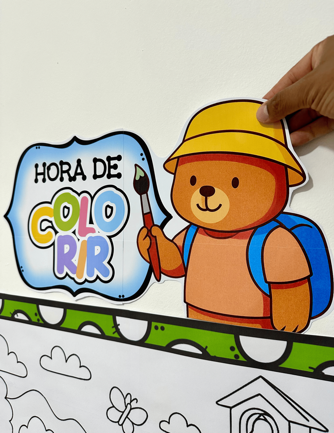 Painel Para Colorir Volta às Aulas - Imagem 8