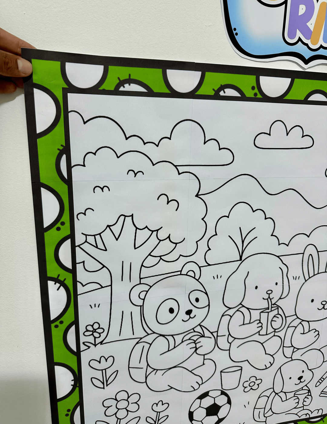 Painel Para Colorir Volta às Aulas - Imagem 9