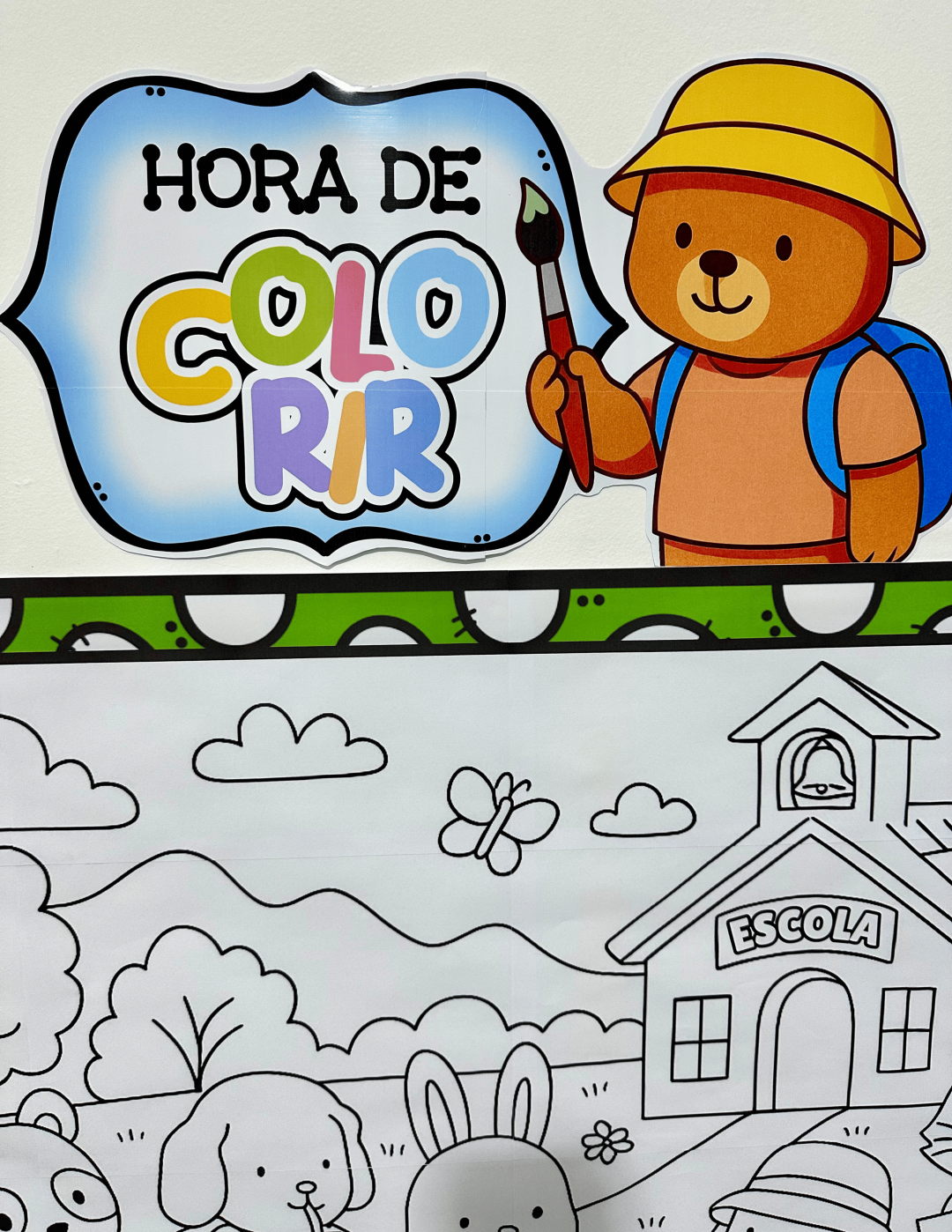 Painel Para Colorir Volta às Aulas - Imagem 4