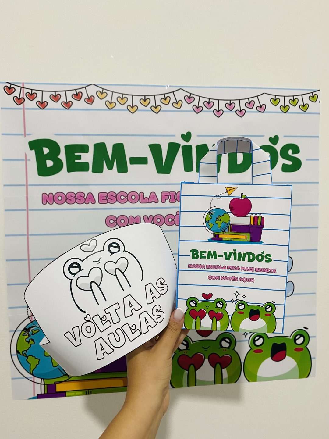 Painel + Lembrancinhas Volta às Aulas
