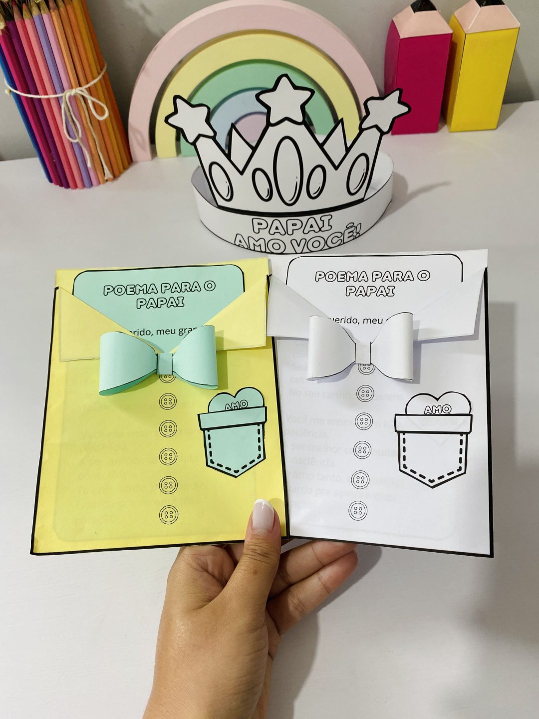 Cartão Interativo "Poema para o Papai" - Imagem 4