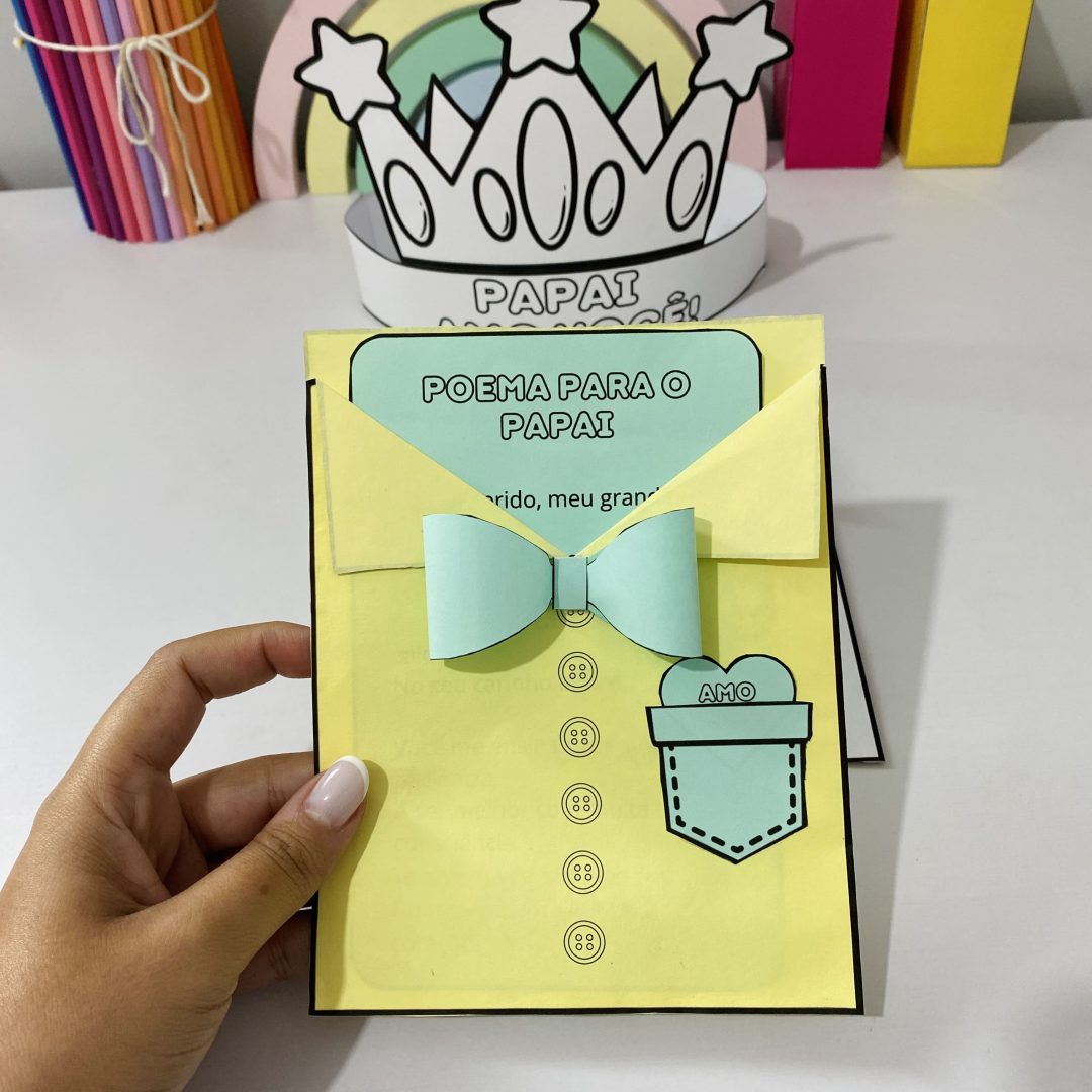 Cartão Interativo "Poema para o Papai"