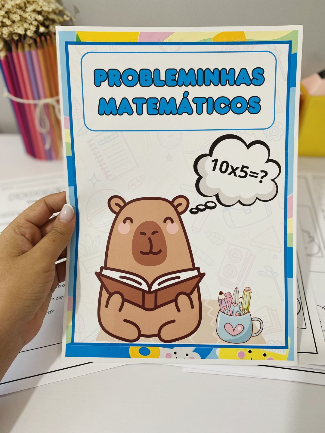 Problemas Matemáticos - Tema Capivara - Imagem 6
