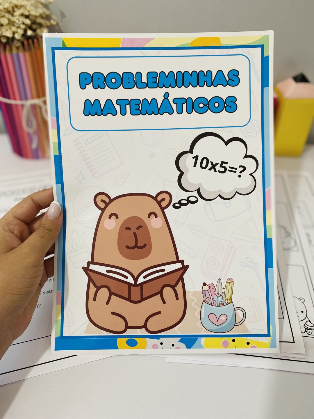 Problemas Matemáticos - Tema Capivara - Imagem 7