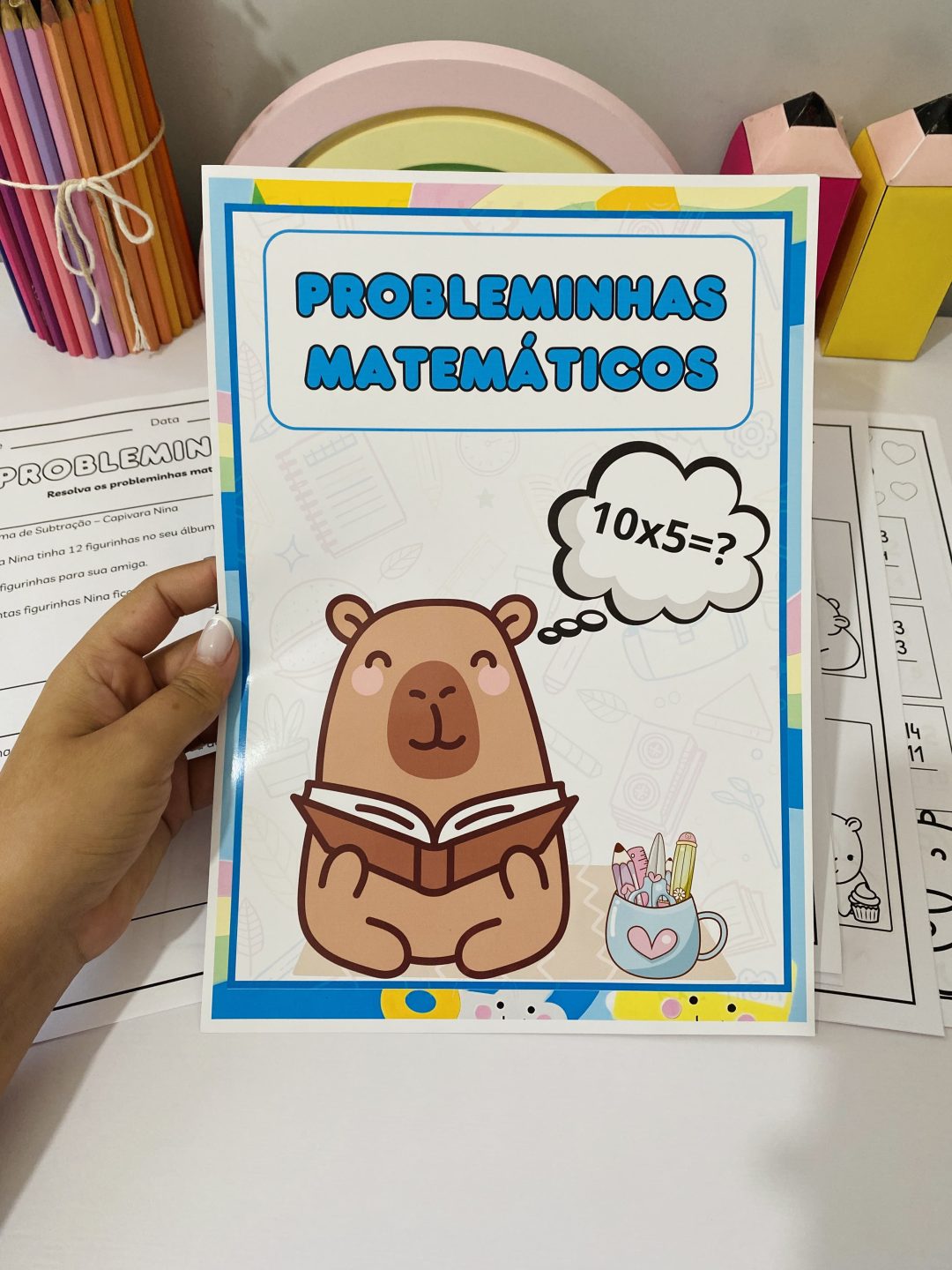 Problemas Matemáticos - Tema Capivara - Imagem 8