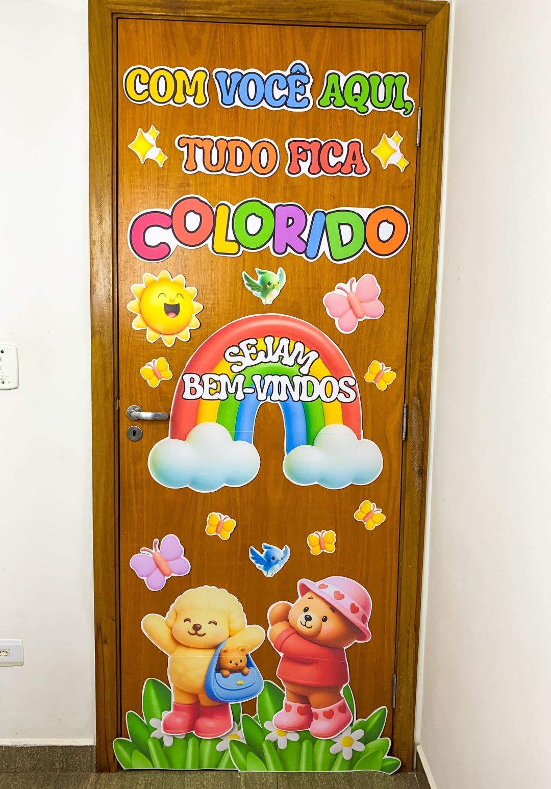 Painel de Porta Volta às Aulas - Bobbie Goods