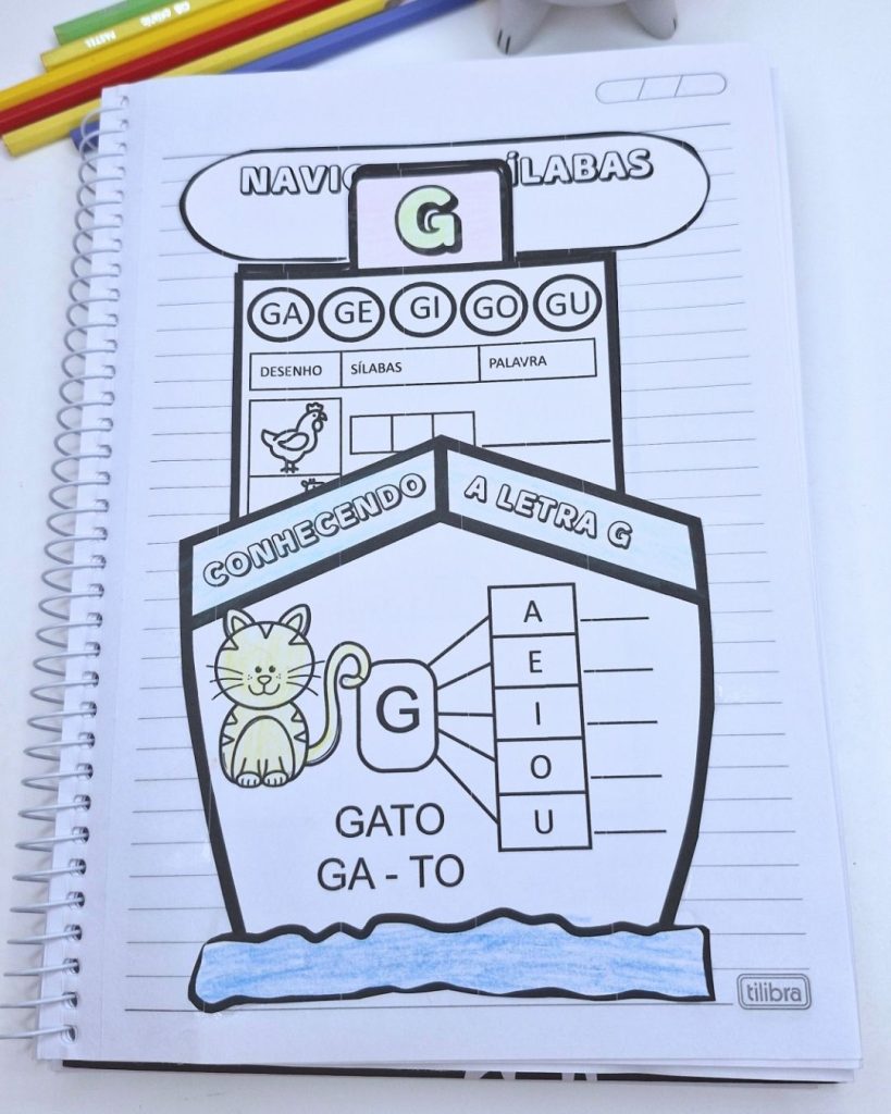 Sílabas Simples – Navio das Sílabas – Atividades Pedagógicas Criativas ...