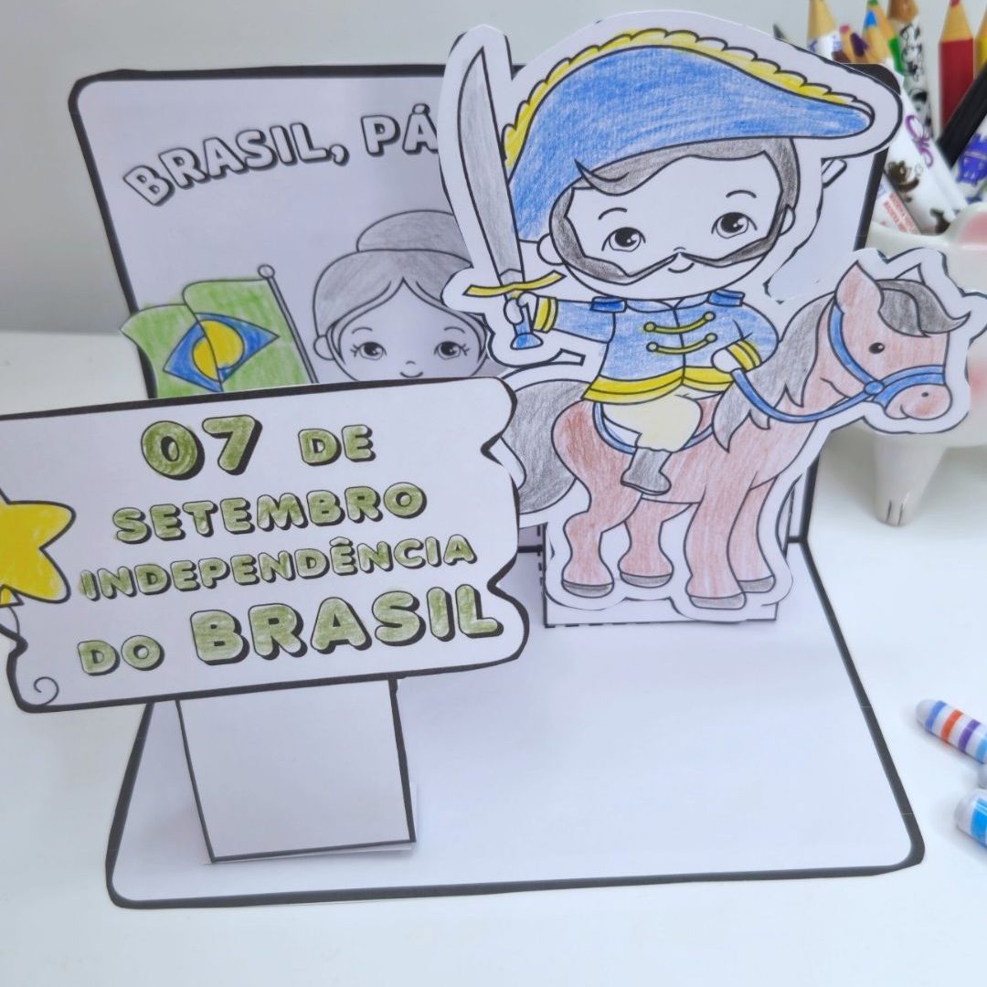 Flipbook e Cenário 7 de Setembro – Independência do Brasil