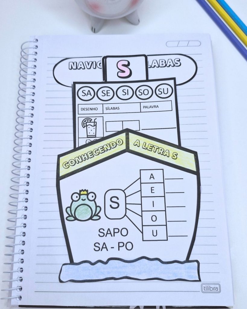 Sílabas Simples – Navio das Sílabas – Atividades Pedagógicas Criativas ...