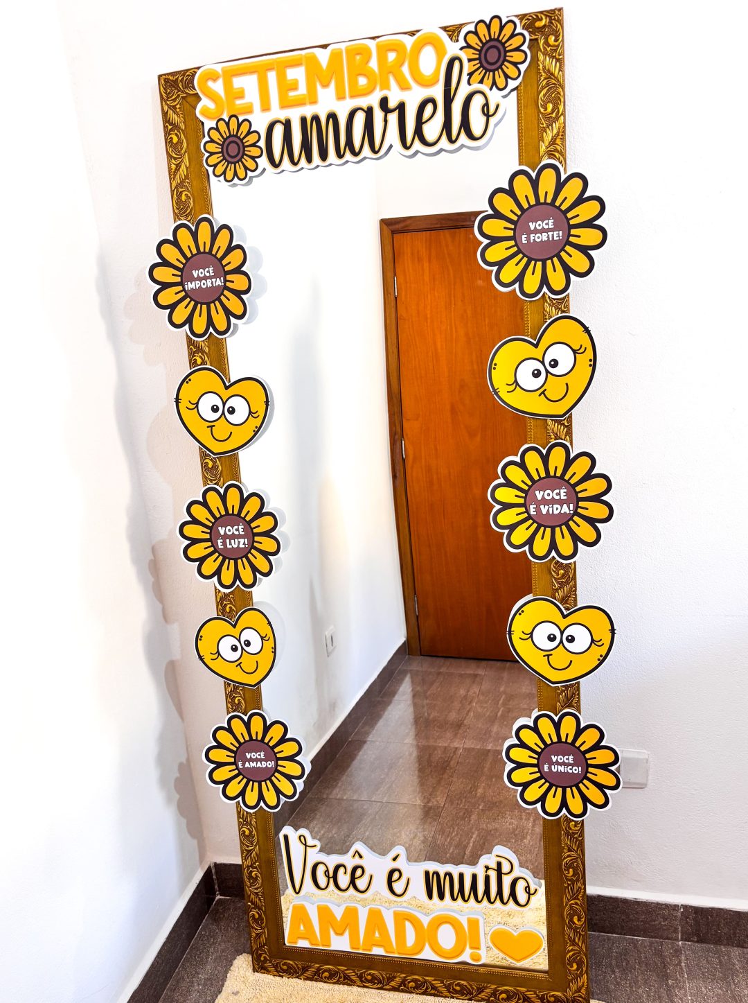 Moldura Espelho Setembro Amarelo - Imagem 2