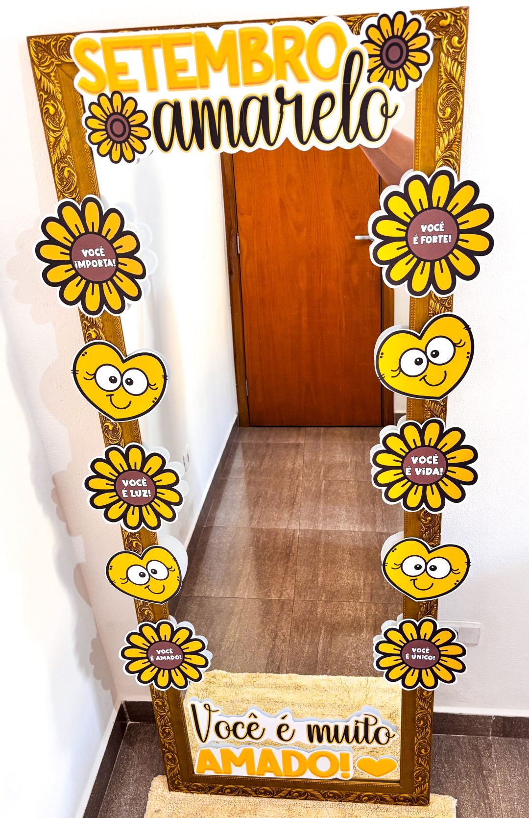 Moldura Espelho Setembro Amarelo - Imagem 4