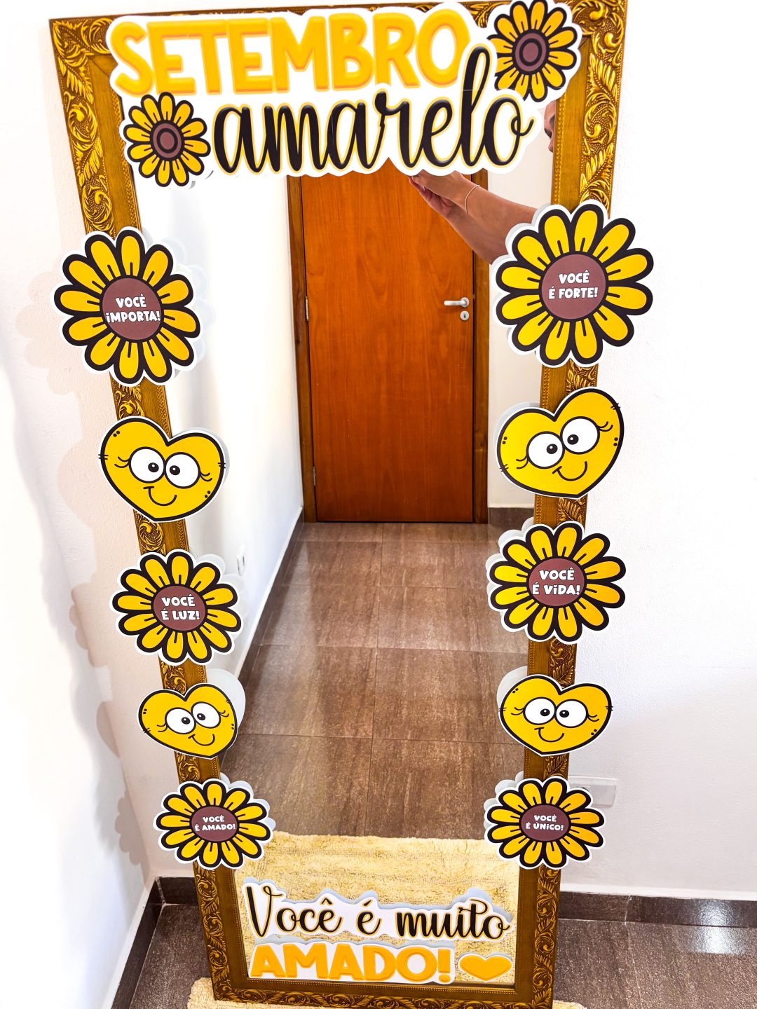 Moldura Espelho Setembro Amarelo - Imagem 6