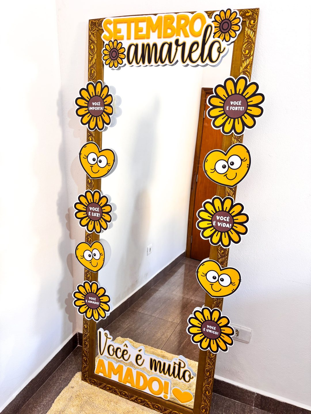 Moldura Espelho Setembro Amarelo - Imagem 7