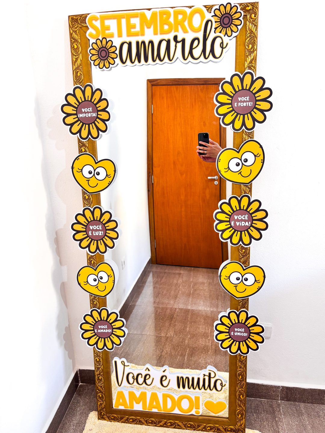 Moldura Espelho Setembro Amarelo - Imagem 17