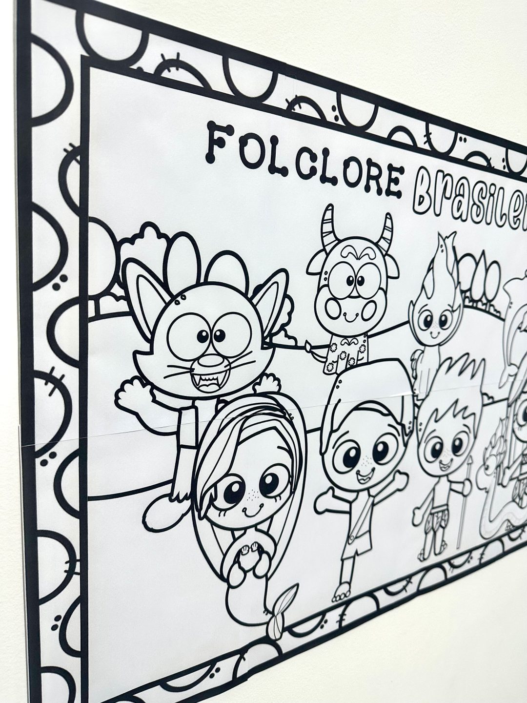 Painel Colorir - Folclore - Imagem 4