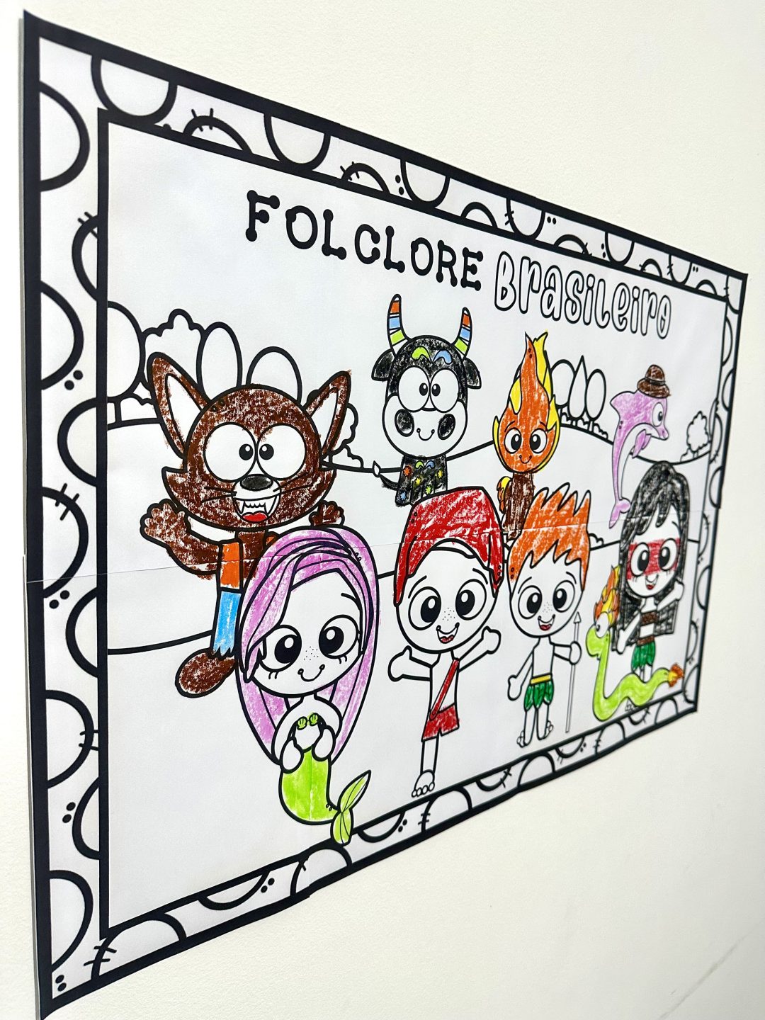 Painel Colorir - Folclore - Imagem 8