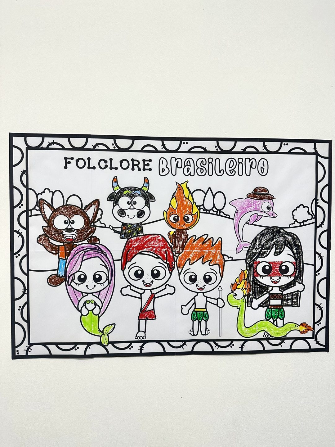 Painel Colorir - Folclore - Imagem 9