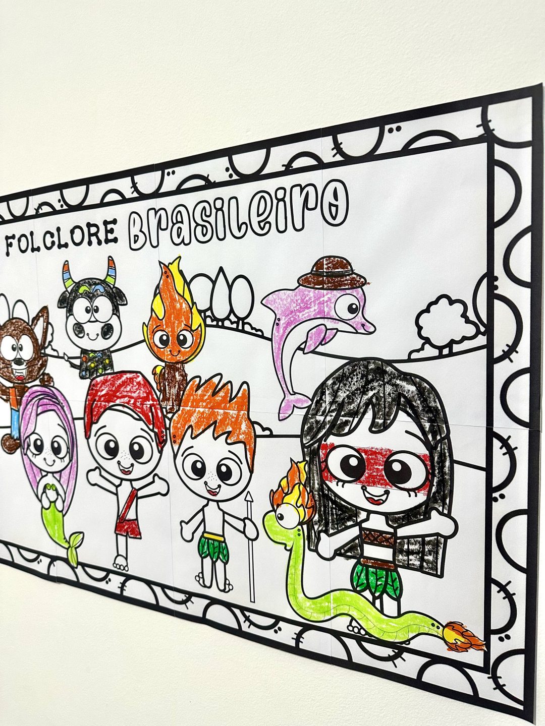 Painel Colorir - Folclore - Imagem 11