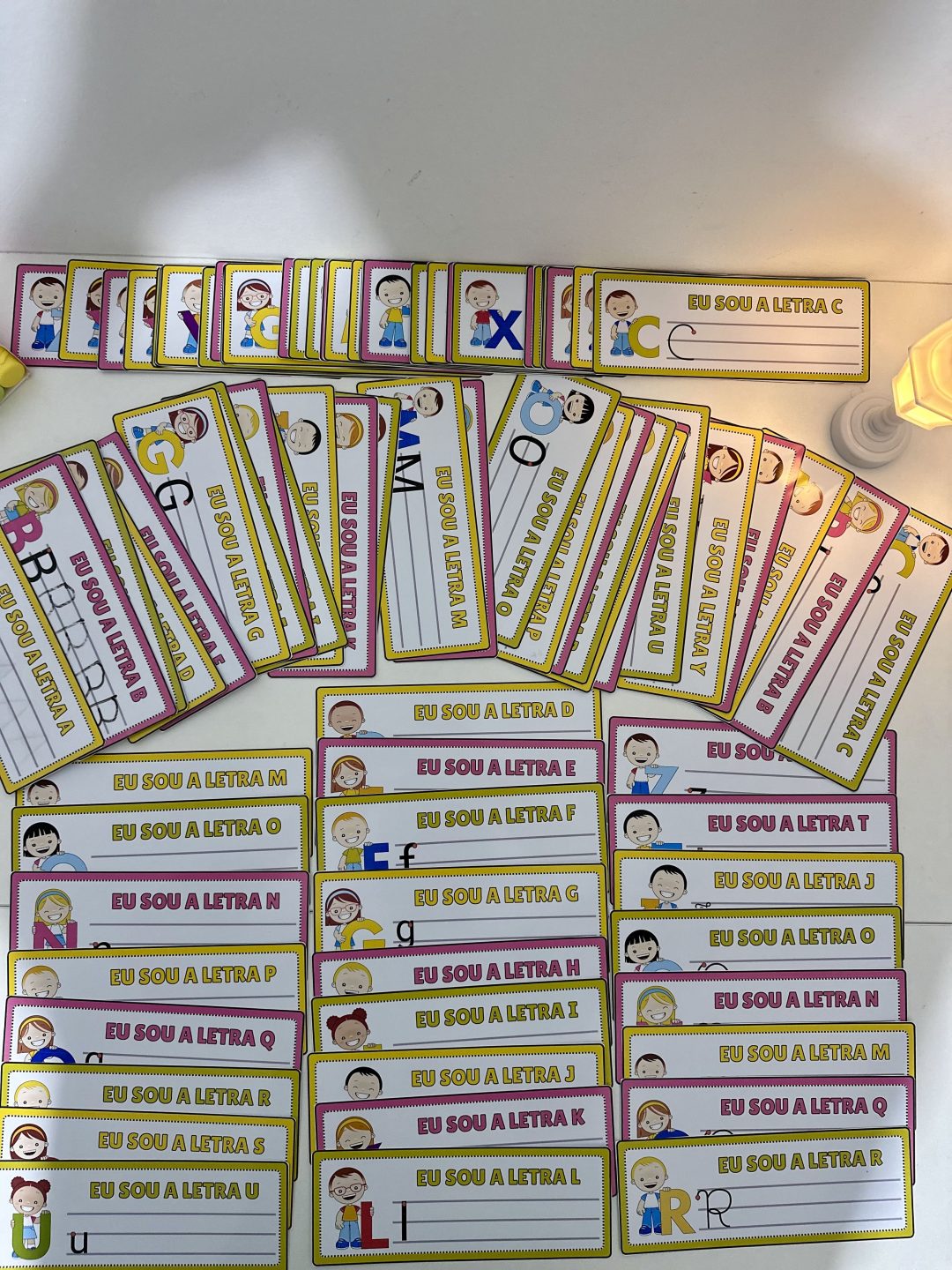Fichas de Traçado do Alfabeto - 4 Formas - Imagem 4