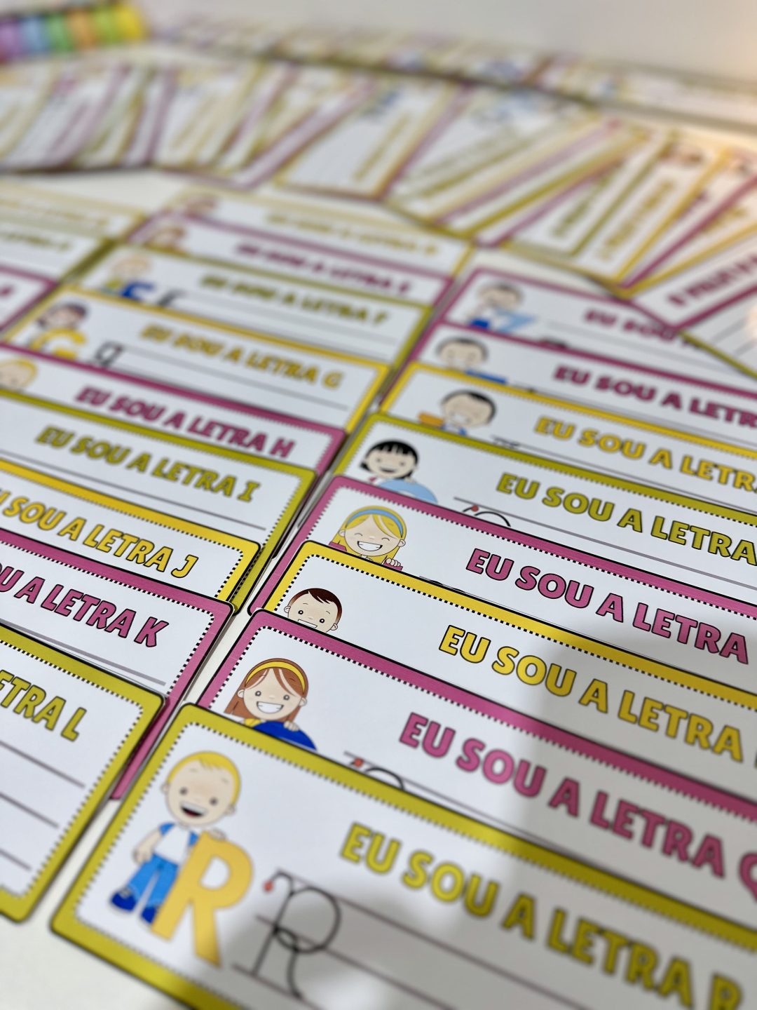 Fichas de Traçado do Alfabeto - 4 Formas - Imagem 5