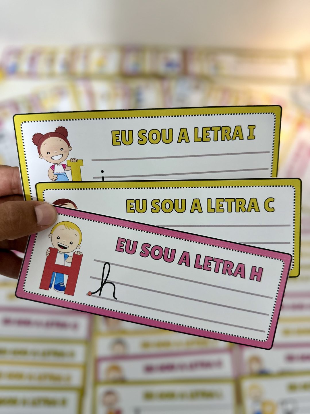 Fichas de Traçado do Alfabeto - 4 Formas - Imagem 10