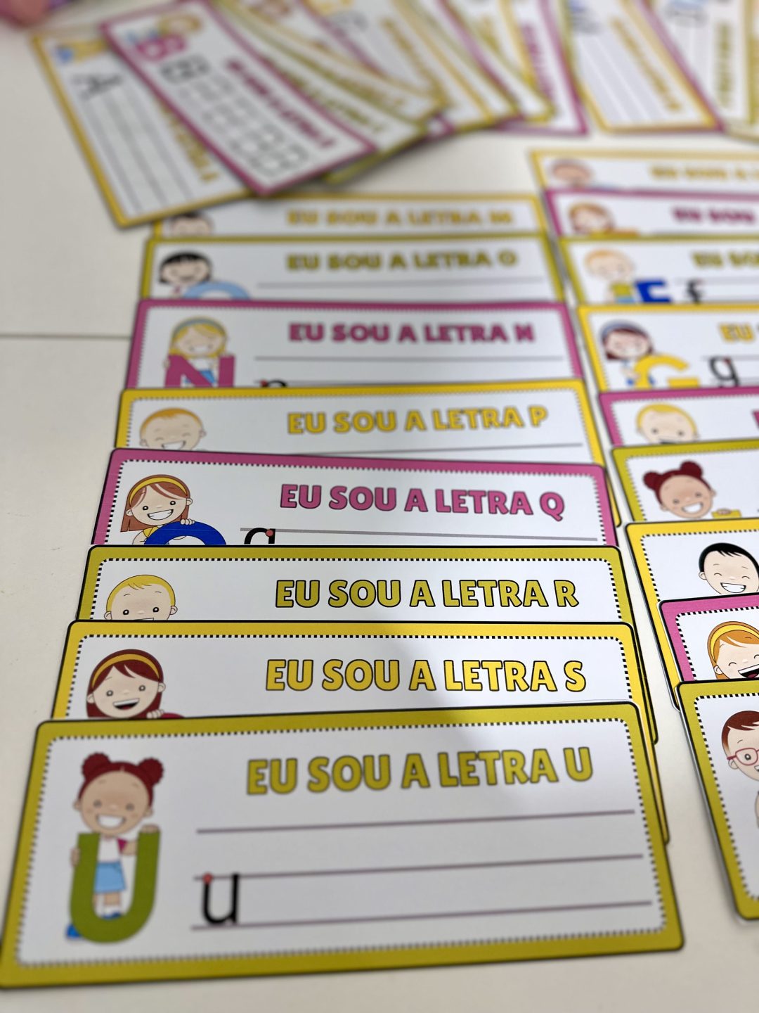 Fichas de Traçado do Alfabeto - 4 Formas - Imagem 15