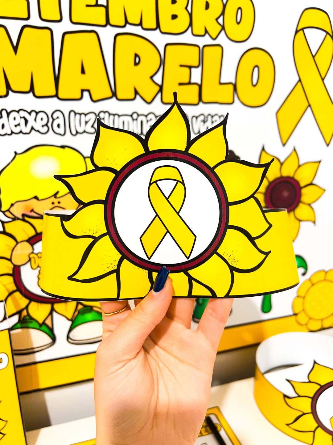 Kit Painel e Lembrancinhas - Setembro Amarelo - Imagem 10