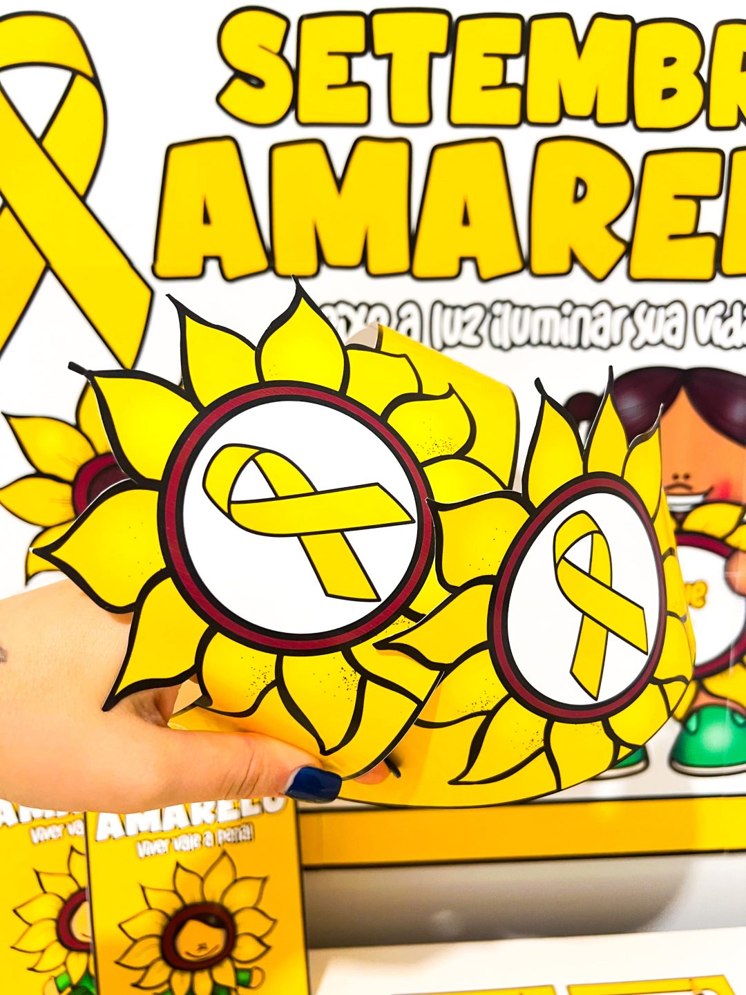 Kit Painel e Lembrancinhas - Setembro Amarelo - Imagem 11